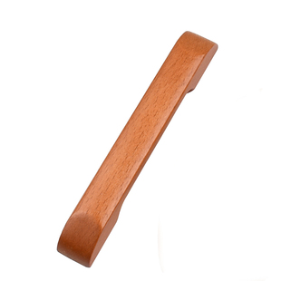 实木家具拉手 木制柜门把手 抽屉圆暗拉手 64-192孔距 荷木圆拉手