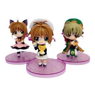 现货百变小樱制服知世小狼小可斯比公仔摆件动漫周边儿童玩具礼物