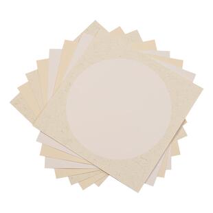 加厚国画生宣宣纸卡纸卡纸熟宣半生熟工笔画空白描书法专用纸初学者毛笔字练习用纸方形圆形镜片国画作品纸