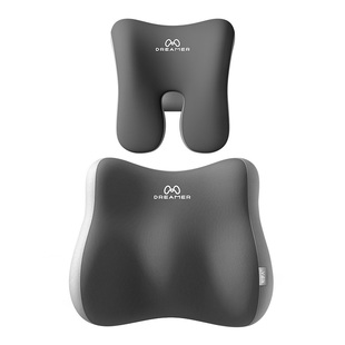 知梦人办公室椅子头枕加装护颈靠枕工位久坐腰靠睡觉座椅护腰靠垫