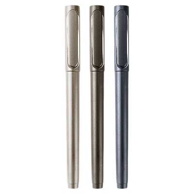 得力按动中性笔商务定制