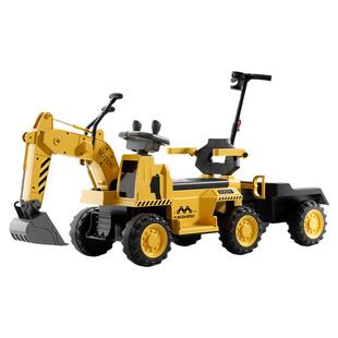 儿童挖掘机玩具车可坐人大号女男孩遥控电动挖土机可坐工程车勾机