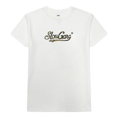 SlowGang修身印花短袖