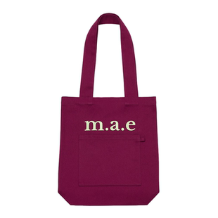 somi家 韩国直邮 mucu and ebony新款单肩包帆布袋购物袋大容量