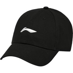 李宁帽子男女官方正品棒球帽黑色帽檐LOGO运动大头加深百搭鸭舌帽