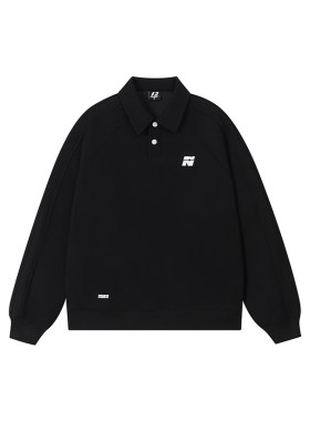 FORNINES刺绣polo衫男生国潮春秋季情侣上衣翻领休闲百搭卫衣女