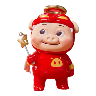 toptoy猪猪侠盲盒经典ggbond盲盒手办男神猪猪侠周边公仔摆件礼物