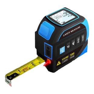 欧小匠激光卷尺测距仪高精度电子尺十字标线激光尺手持量房仪米尺