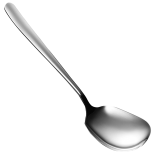 德国食品级304不锈钢公用勺分菜分餐勺公勺公筷家用饭勺汤勺勺子