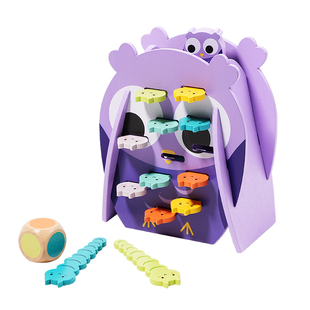 早教手眼协调训练亲子互动营救猫头鹰抓虫游戏益智幼儿园玩具1岁3