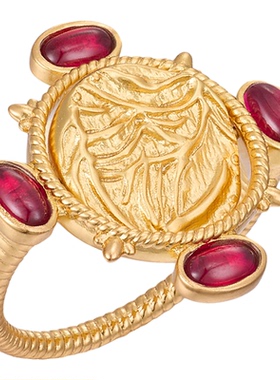 MONSECRET翻转古币戒指