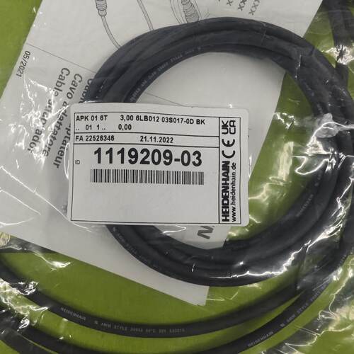 议价1119209-03APK 01 6T 3,00 6LB012 03S017-0D 海德汉电缆现货
