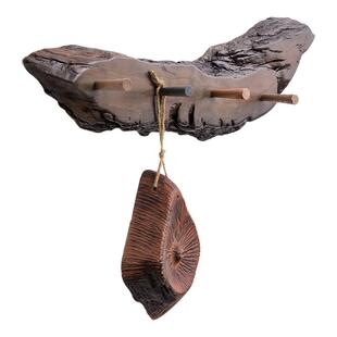 创意原木纯手工挂钩不规则实木免打墙孔衣帽钩民宿风架置物装饰架