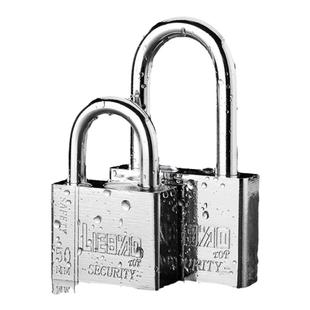 不锈钢挂锁长梁家用防盗锁通开门锁工业安全加长防水户外长鼻铁