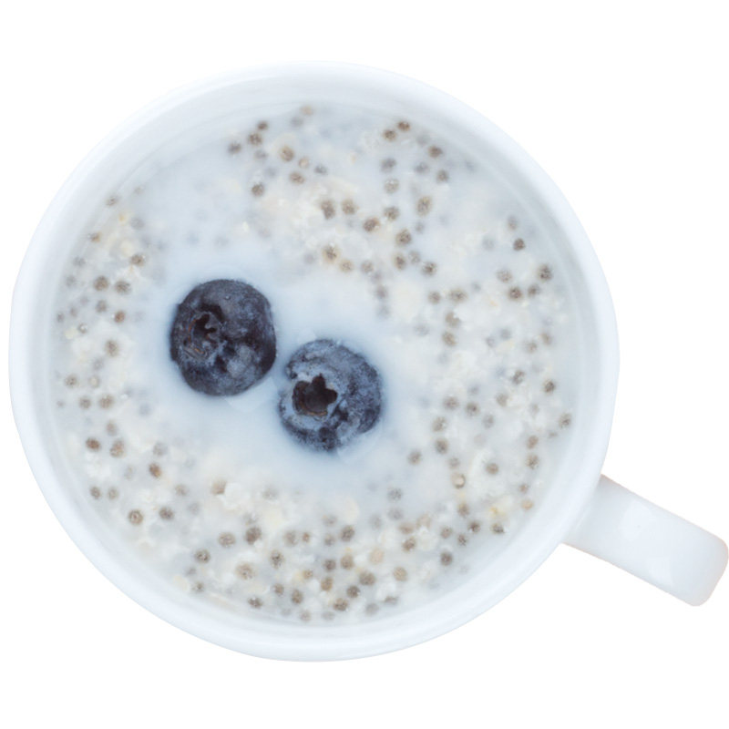 田园主义奇亚籽谷物燕麦片原味免煮燕麦冲饮即食饱腹代餐轻食早餐