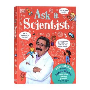 DK出品问科学家 英文原版 Ask A Scientist 儿童科普百科精装全彩插图100个现实中的问 中小学生stem科普课外阅读进口正版书籍