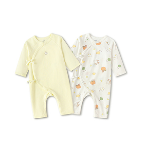 巴拉巴拉新生婴幼儿纯棉连体衣