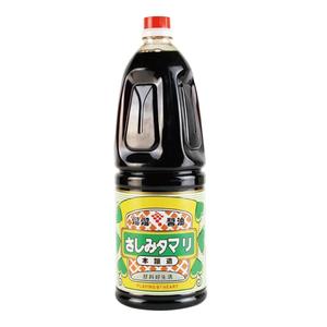 溜溜酱油1.8L日式酱油本酿造日本料理调味料刺身蘸料红烧老抽商用