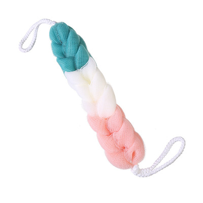 沐浴条进口大号耐用长条洗澡巾搓澡巾搓散花背巾搓澡拉背条色神器