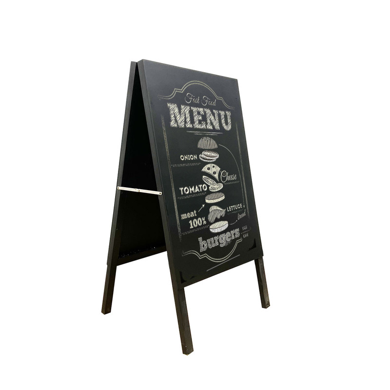 品牌直销/立式双面黑板咖啡奶茶店酒吧广告招牌店铺促销粉笔写087