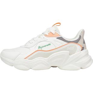 361女鞋休闲鞋女士2025冬季新款防水鞋皮面运动鞋官方正品老爹鞋