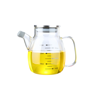 企鹅油壶厨房醋瓶酱油瓶倒油防漏家用调味玻璃油壶不挂油高硼硅