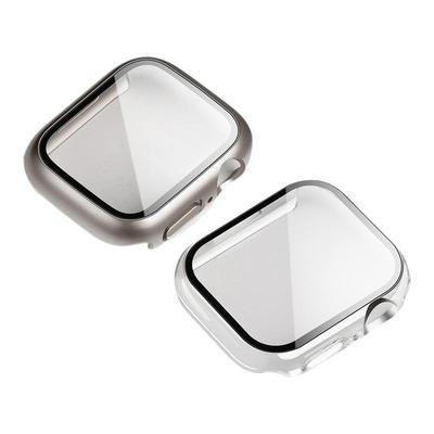 美派适用苹果手表钢化一体保护壳