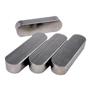 GB1096-A型平键两头圆弧角定位销子304不锈钢DIN6885锥形轴端联接