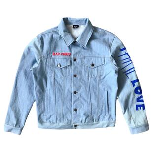 Revenge Angel Bad Jacket 绣花男女牛仔夹克外套