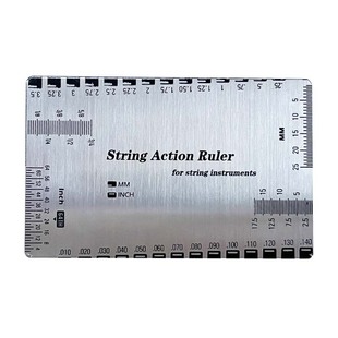 【限购一件】吉他弦距测量卡尺不锈钢电木古典贝斯调弦卡尺子工具