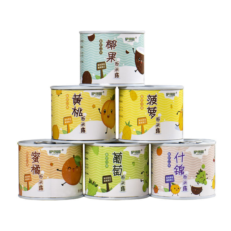 酸奶+水果多口味西米露罐头