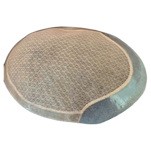 假发男士双递针真发仿真隐形头顶补发片全手织地中海秃头男生补发