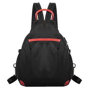 女士双肩防水小背包2025新款旅游轻便高颜值牛津布百搭休闲双肩包