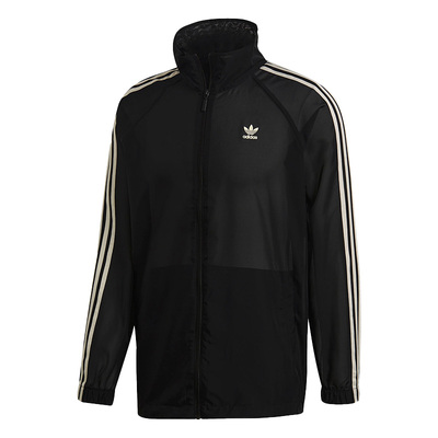 Adidas/阿迪达斯正品三叶草女春款立领休闲运动防风服外套DU8172