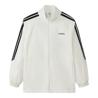 Adidas/阿迪达斯正品新款女士运动保暖经典拉链立领夹克KQ5371