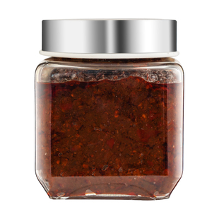 牛肉酱密封罐食品级玻璃瓶子带盖家用辣椒酱腌咸菜糖蒜罐头瓶空瓶