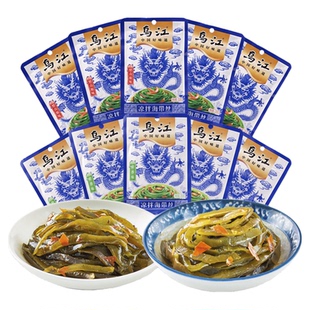 乌江海带丝下饭菜鲜香微辣榨菜美味酸辣30g袋装带裙丝开袋即食菜