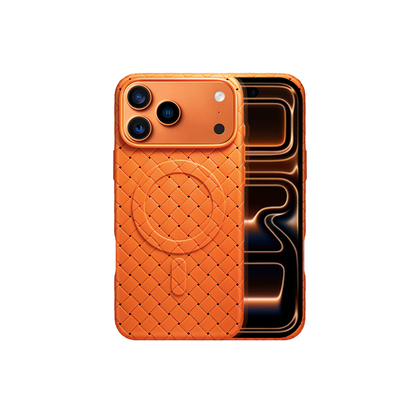 bkhk适用苹果透气编织手机壳