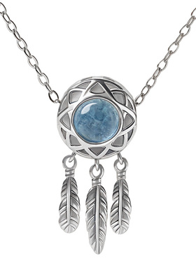 宫里上新天然海蓝宝吊坠