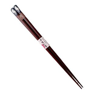 现货日本制进口实木微珠光十二生肖夫妻筷子餐具洗碗机可用