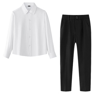 中小学生儿童演出服秋春秋长袖衬衫泰式校服班服合唱服朗诵团体服