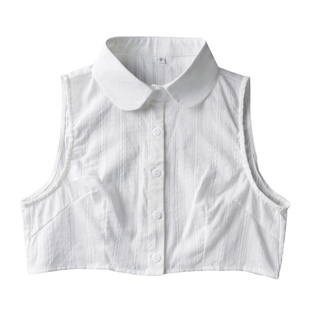 韩版白色衬衫假领子女秋冬百搭衣领装饰领棉麻衬衣领娃娃领假衣领