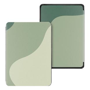 适用汉王clear 6plus保护套Clear6 turbo硬壳Clear6pro磁吸智能唤醒6英寸保护壳纯色纯黑牛油果色蚕丝纹理彩