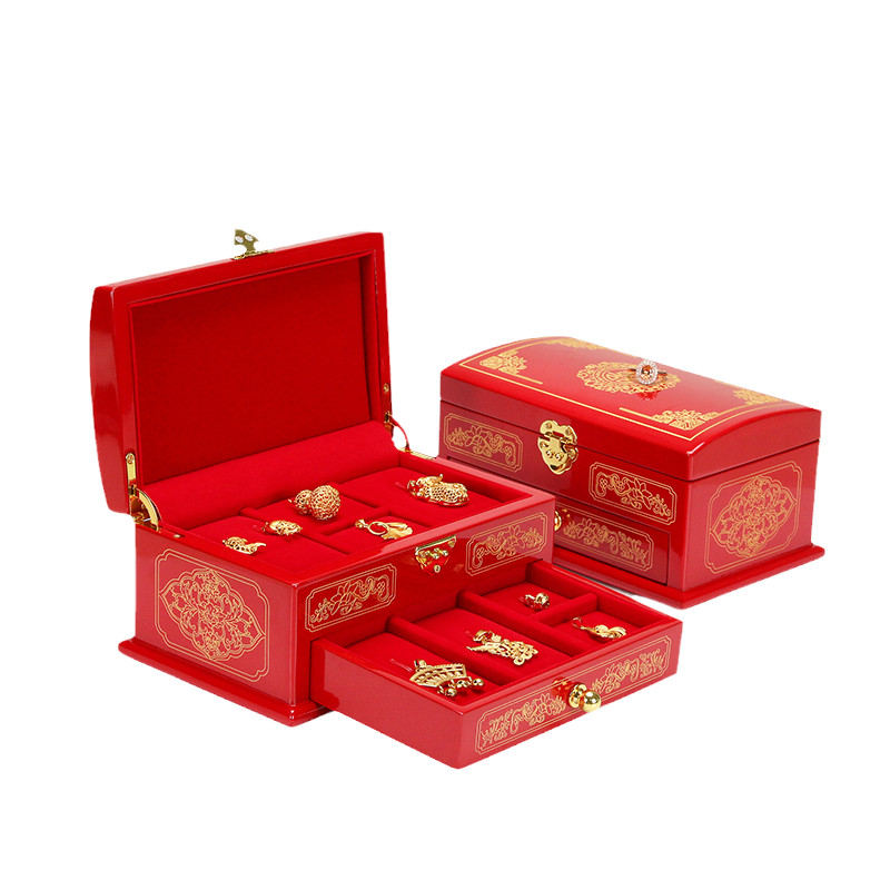 珠宝黄金饰品嫁妆彩礼婚庆礼盒