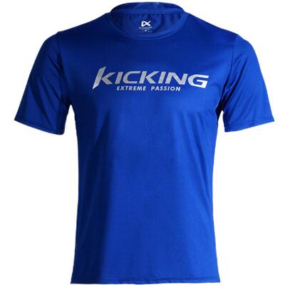 极擎速干T恤KICKING物理排汗跑步健拳击跆拳道短袖儿童T恤定制印