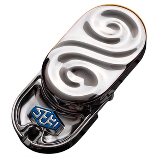 指玩屋 SEKI雨波机械旋转推牌叮叮龙波推EDC指尖把玩金属解压玩具