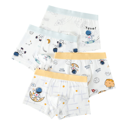 太空人男童内裤纯棉A类平角短裤商品详情