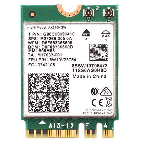 Fenvi 英特尔BE200-WiFi7网卡三频千兆无线网卡模块m.2接口蓝牙5.4台式笔记本WIFI6网卡wifi接收器AX210AX200