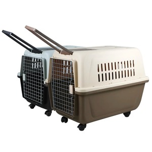 大型犬航空箱专用狗狗宠物狗笼子托运箱子外出便携金毛车载太空箱