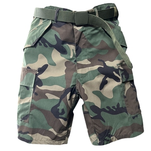 户外运动迷彩美式M65工装裤夏季宽松短裤男耐磨防刮多兜作战短裤